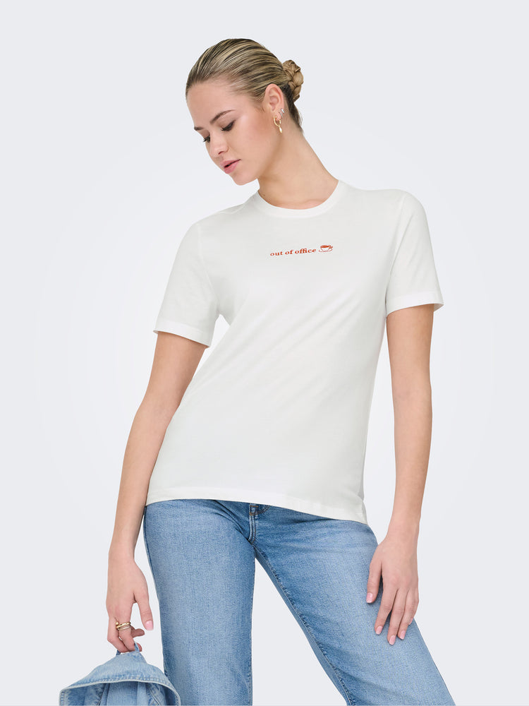 Γυναικείο t-shirt office ONLMILENA S/S T-SHIRT BOX SUD JRS 15368653 | 15368653