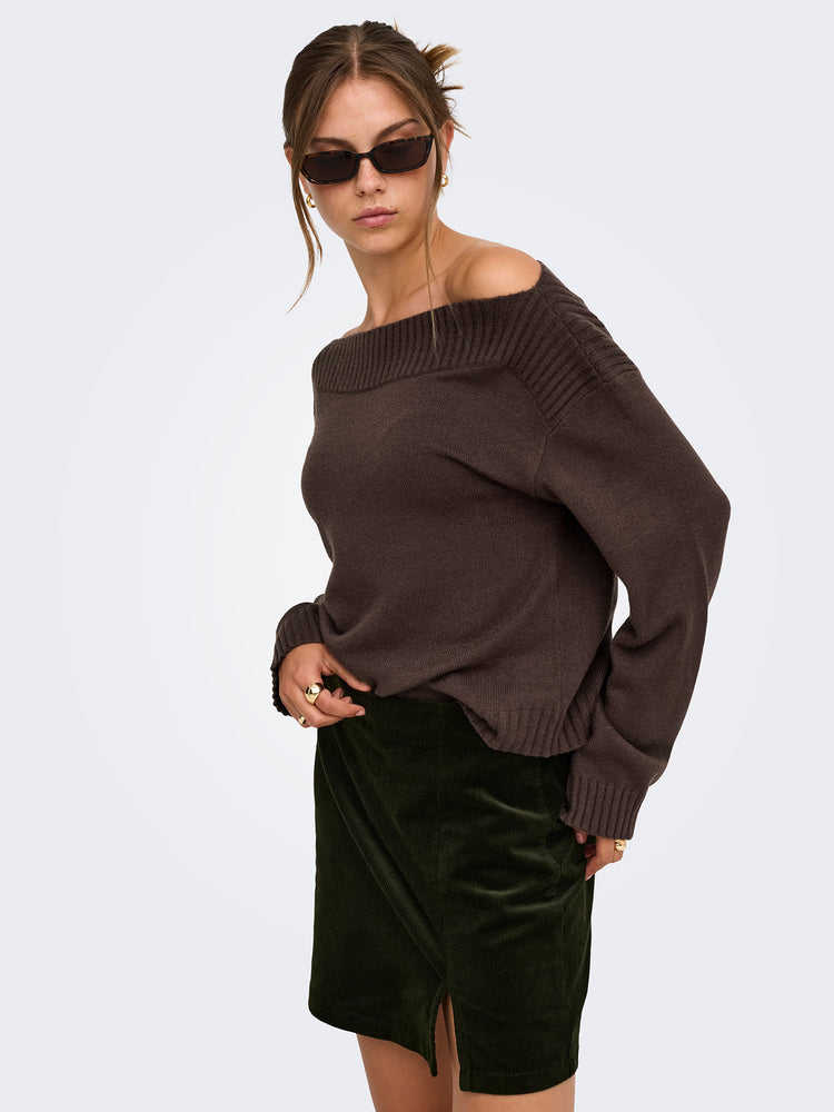 Γυναικεία μπλούζα ONLKATIA LS BOATNECK CC KNT 15374823 | 15374823