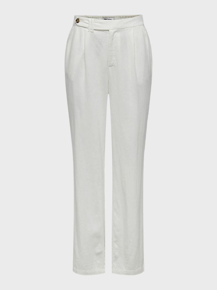 Γυναικείο παντελόνι ONLCARO HW STR LINEN PANT CC TLR 15311001 | 15311001