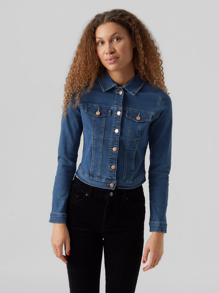 Γυναικείο τζάκετ τζιν medium blue VMLUNA LS SLIM DNM JACKET MIX GA NOOS 10279492 | 10279492