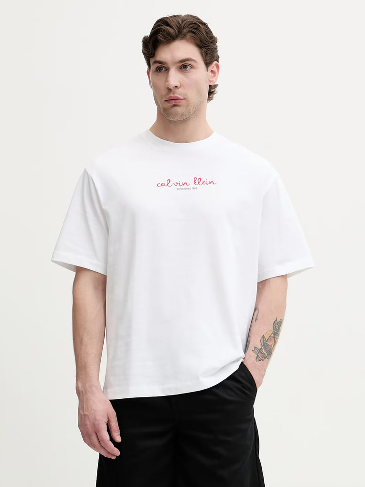 Ανδρικό t-shirt SS 16s CK TRVL LINES GRAPHIC TEE LV04RG816GYAF | LV04RG816GYAF