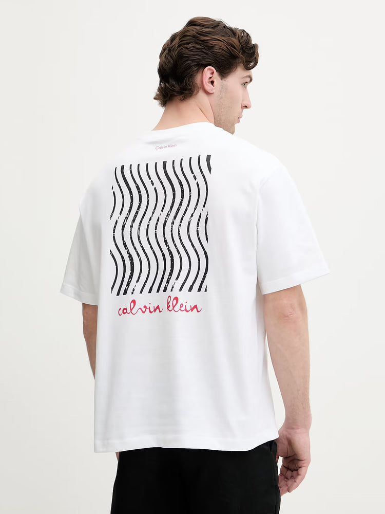 Ανδρικό t-shirt SS 16s CK TRVL LINES GRAPHIC TEE LV04RG816GYAF | LV04RG816GYAF