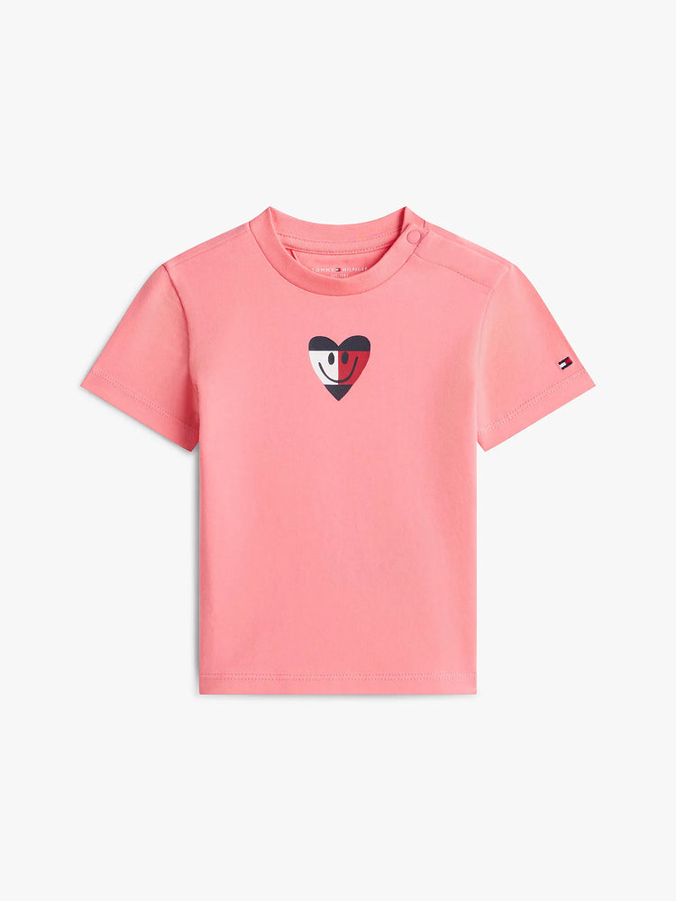 Βρεφική μπλούζα μακό FLAG SMILE TEE S/S KN0KN02355TIE | KN0KN02355TIE