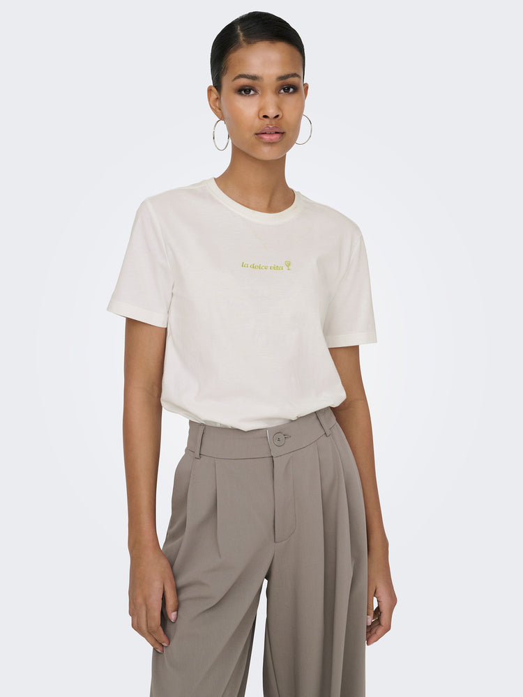 Γυναικείο t-shirt dolce vita ONLMILENA S/S T-SHIRT BOX SUD JRS 15368653 | 15368653
