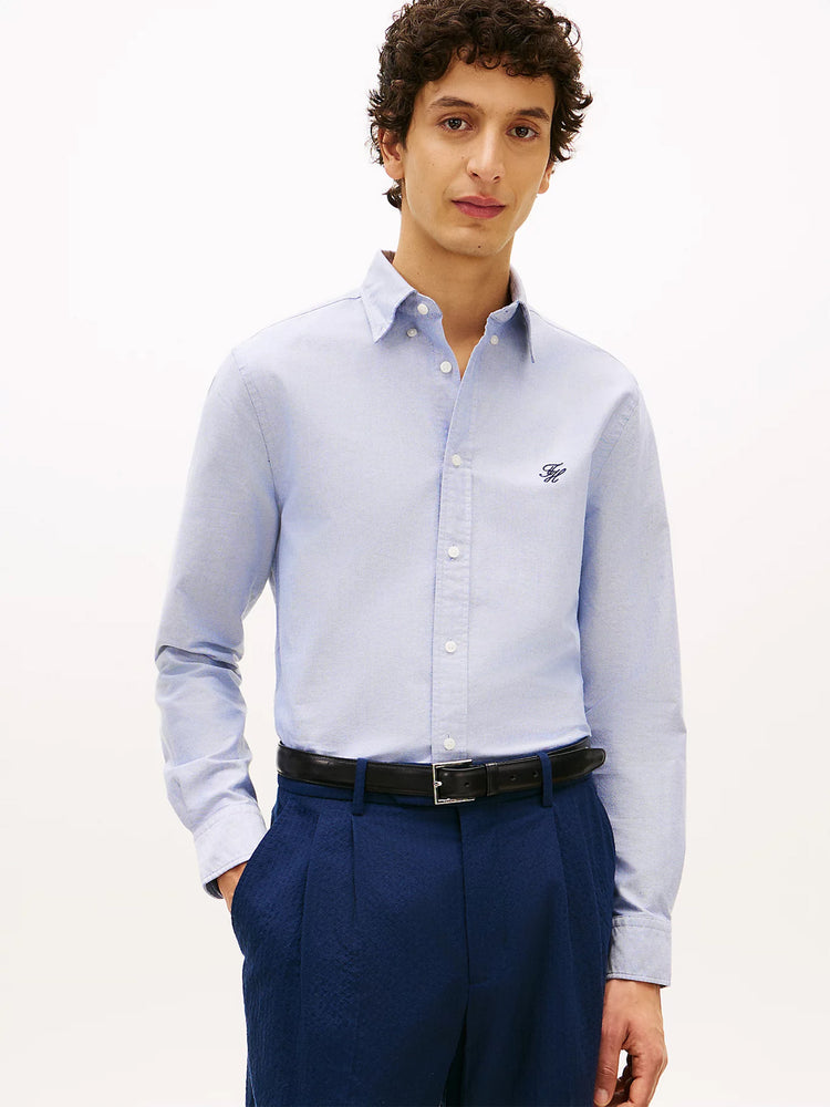 Ανδρικό πουκάμισο oxford HERITAGE OXFORD IMD RF SHIRT MW0MW42422C84 | MW0MW42422C84