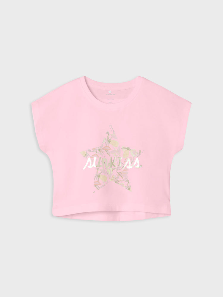 Εφηβική μπλούζα crop NKFFRIDA CAPSL CROP TOP 13242186 | 13242186