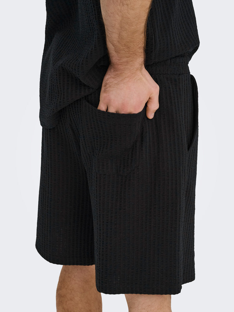Ανδρική βερμούδα ONSAUSTIN WIDE SEERSUCKER S SHORTS 22038192 | 22038192