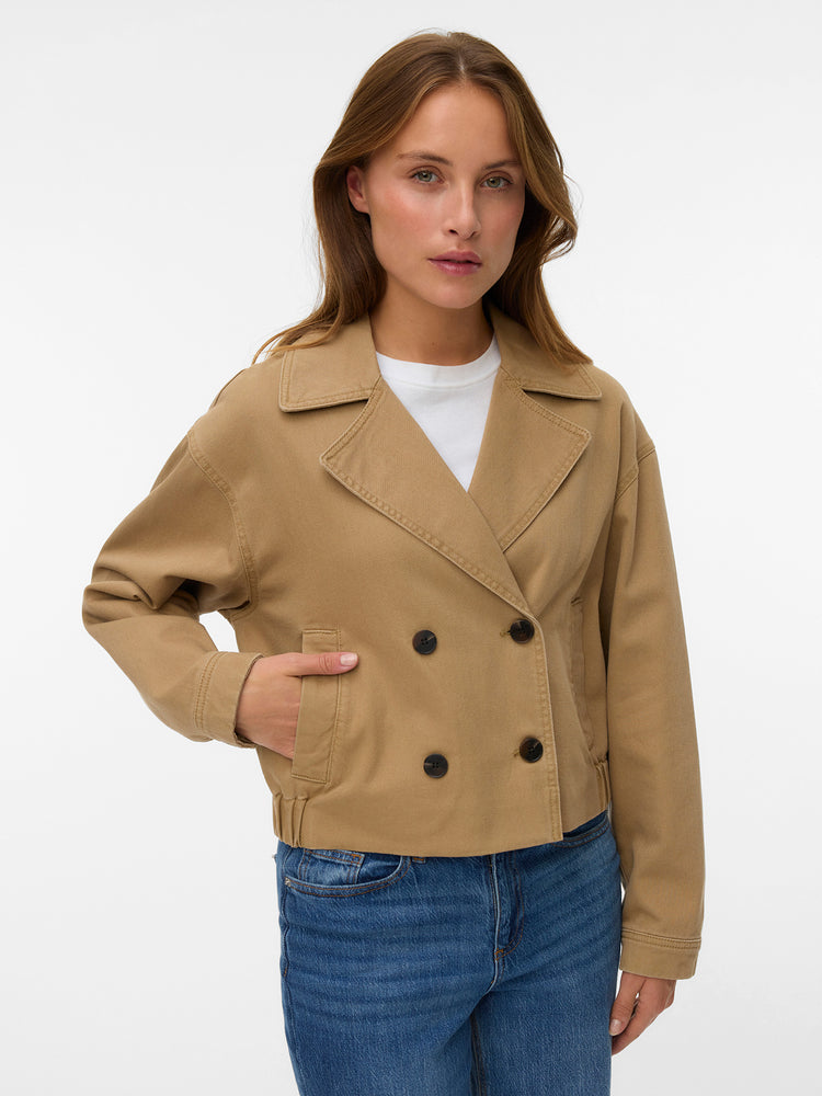 Γυναικείο τζιν τζάκετ VMLOWA LS COLORED DNM TRENCHCOAT 10343023 | 10343023