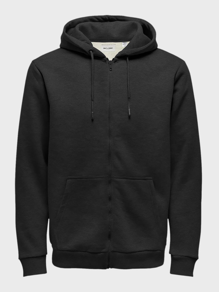 Ανδρική ζακέτα φούτερ ONSALBERTO REG UNBRUSHED ZIP HOOD SWT CS 22028623 | 22028623