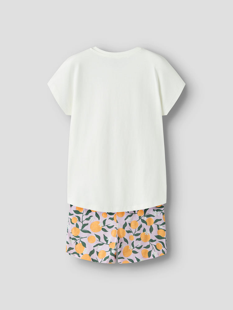 Εφηβικό σετ με σορτς oranges NKFVIGEA CAPSL TOP SET 13228212 | 13228212