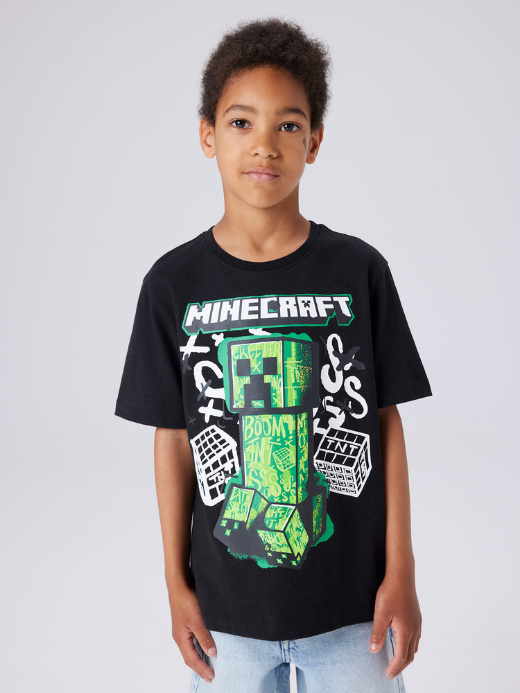 Εφηβική μπλούζα NKMDI MINECRAFT SS NREG TOP BOX NOOS 13252214 | 13252214