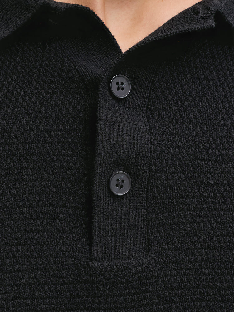 Ανδρικό polo πλεκτό JJEGEORGE KNIT POLO SS SN 12268281 | 12268281