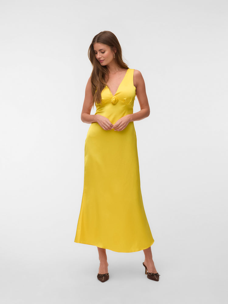 Γυναικείο φόρεμα σατέν VMGIANNA SL ANKLE DRESS 10356491 | 10356491