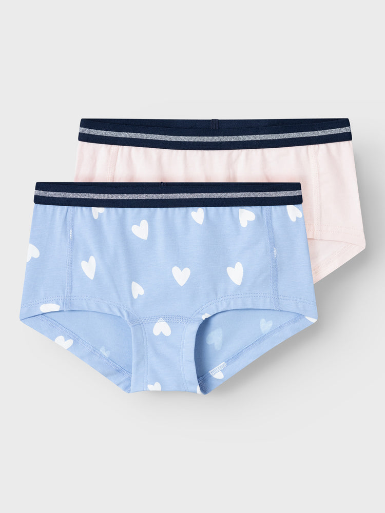 Εφηβικά σλιπ 2 τεμ NKFHIPSTER 2P SERENITY HEART NOOS 13229626 | 13229626