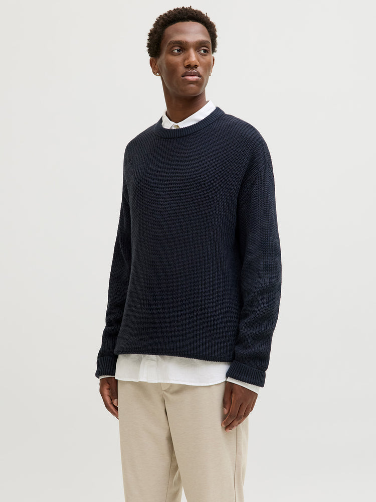 Ανδρική μπλούζα πλεκτή JJKAITO KNIT CREW NECK BF 12278922 | 12278922