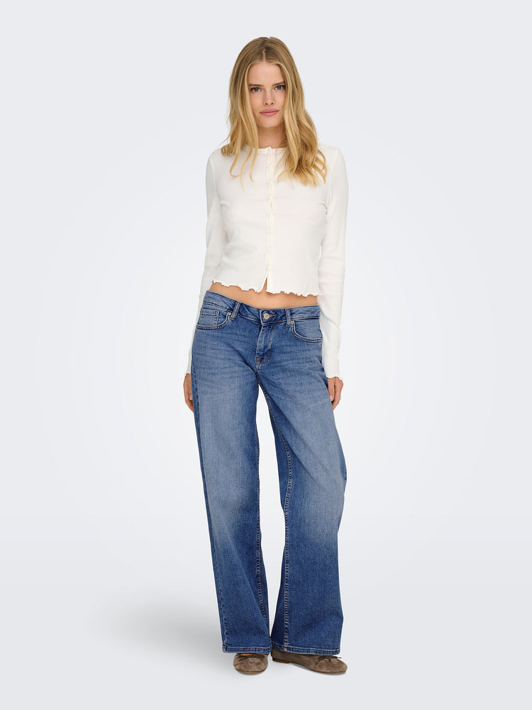 Γυναικείο παντελόνι τζιν ONLJUDY-O LW WIDE LEG DNM TAI712 NOOS 15366404 | 15366404