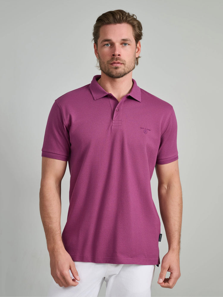 Ανδρικό polo magenta 24EY.007/PL/YL.1 | 24EY.007/PL/YL.1