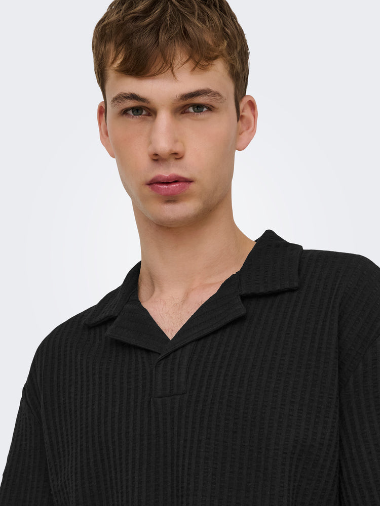 Ανδρικό polo ONSAUSTIN RLX SS SEERSUCK RSRT POLO TEE 22038187 | 22038187