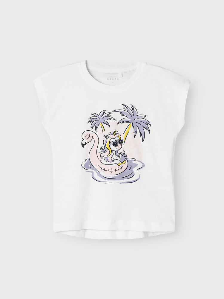 Παιδική μπλούζα τύπωμα NMFVIOLET CAPSL TOP 13228144 | 13228144