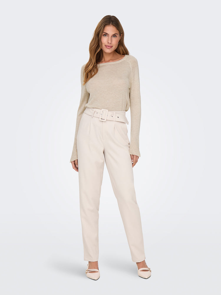 Γυναικεία μπλούζα ψιλή πλέξη ONLVIENNA LS O-NECK KNT 15339542 | 15339542
