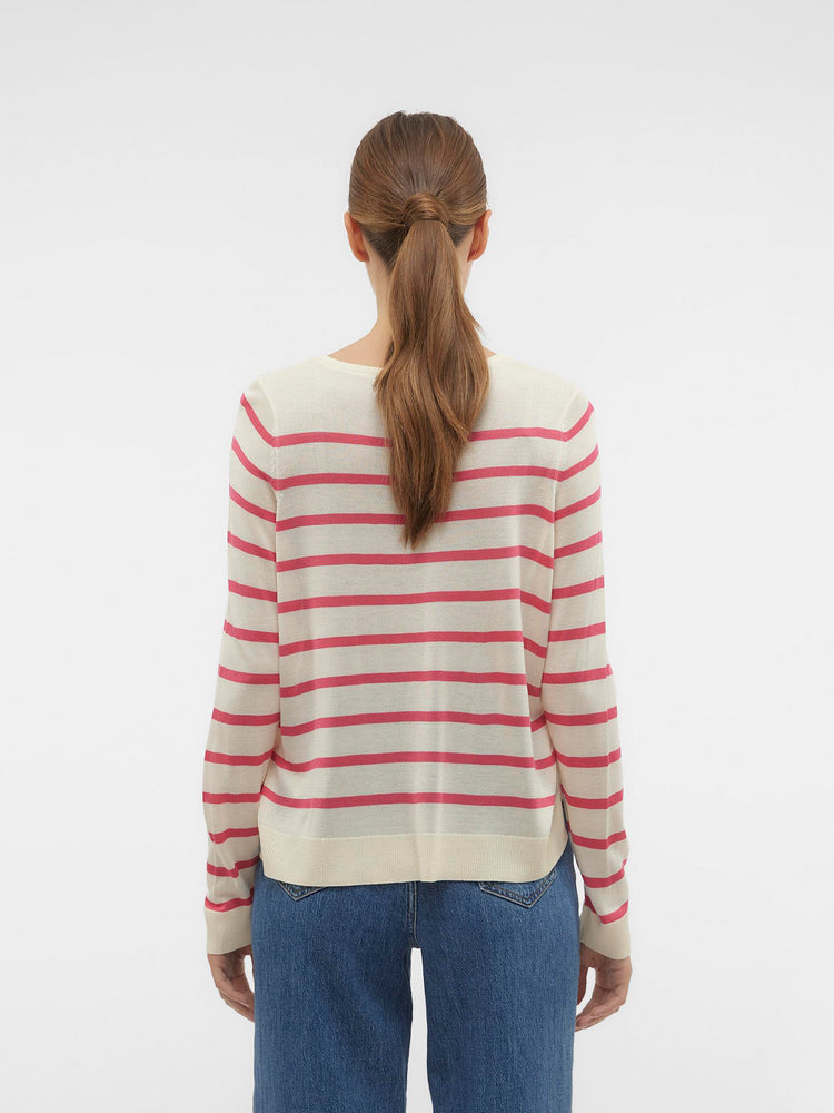 Γυναικεία μπλούζα πλεκτή VMNOVA LS O-NECK PULLOVER GA NOOS 10282354 | 10282354