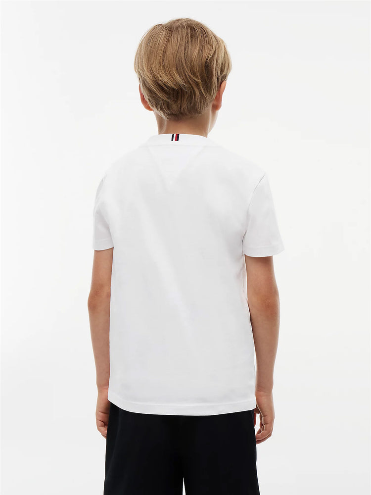 Παιδική μπλούζα μακό HILFIGER FLAG GRAPHIC TEE KB0KB10769YBR | KB0KB10769YBR