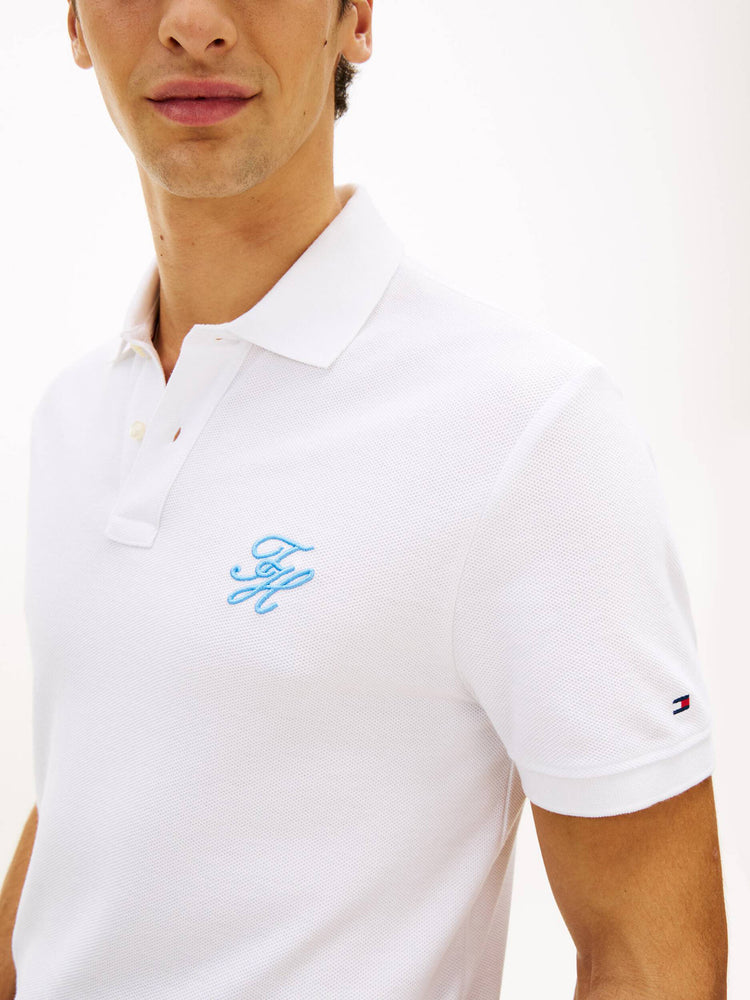 Ανδρικό polo TH SCRIPT REG POLO MW0MW43046YBR | MW0MW43046YBR