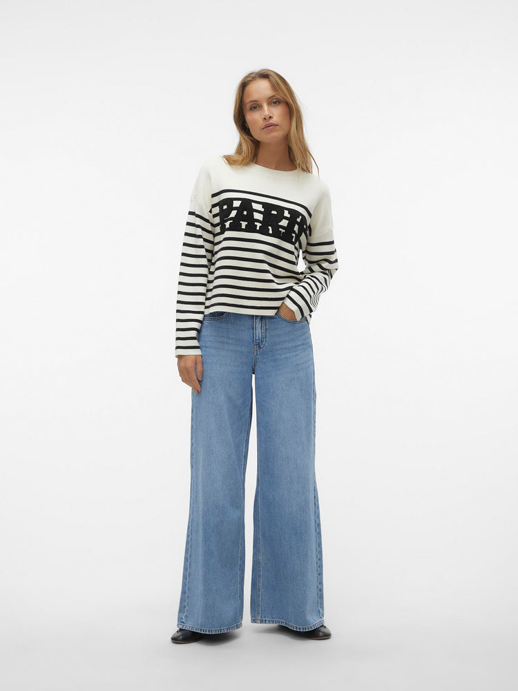 Γυναικεία μπλούζα πλεκτή VMARIA PARIS LS O-NECK PULLOVER 10304256 | 10304256