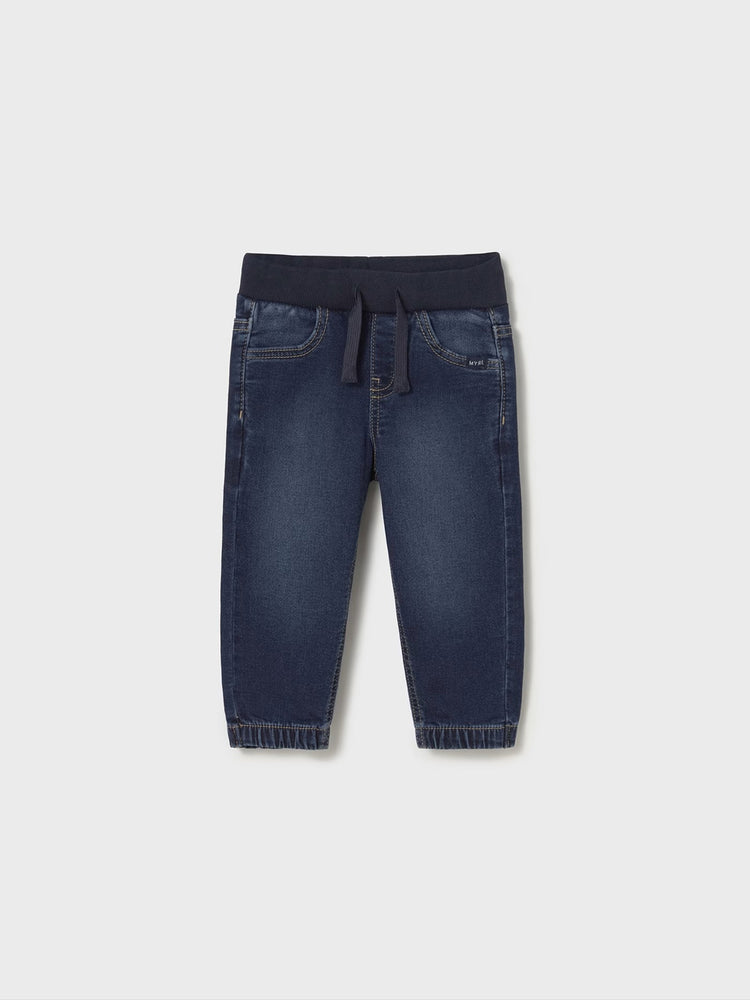 Βρεφικό παντελόνι jogger dark blue 15-02508-096 | 15-02508-096