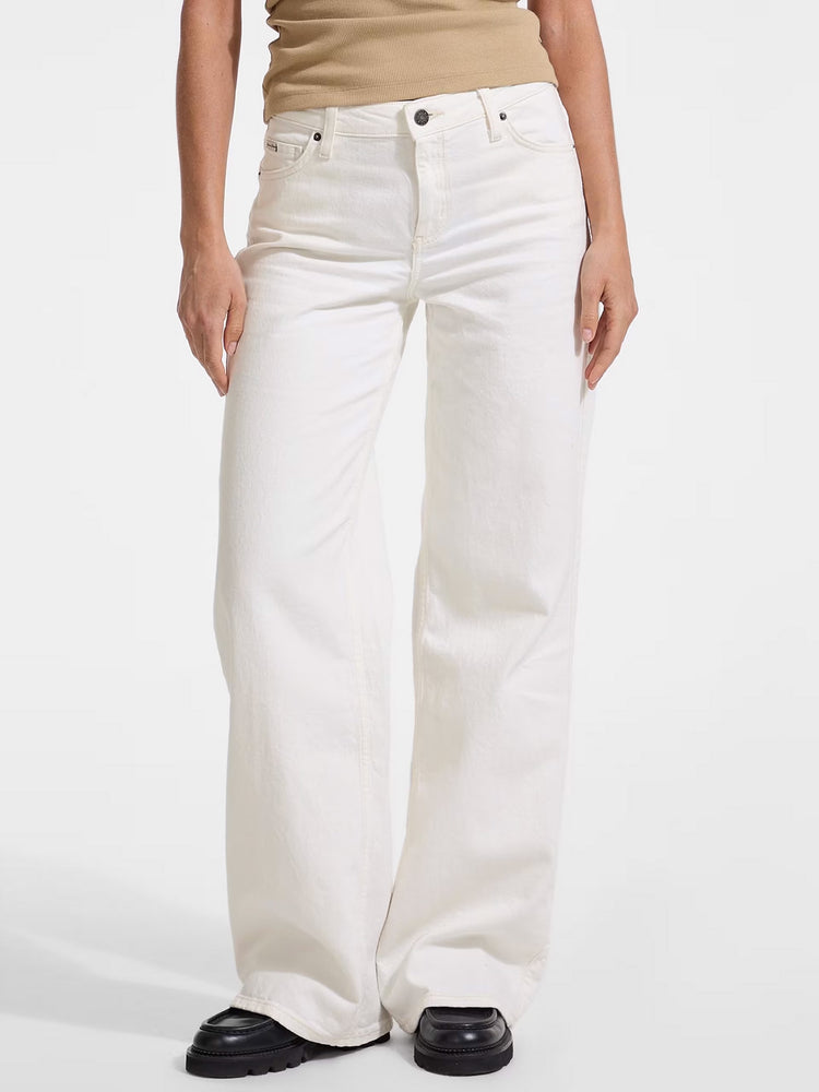 Γυναικείο παντελόνι τζιν wide leg - eco regen agate str W5GA0YD5M62GJWI | W5GA0YD5M62GJWI