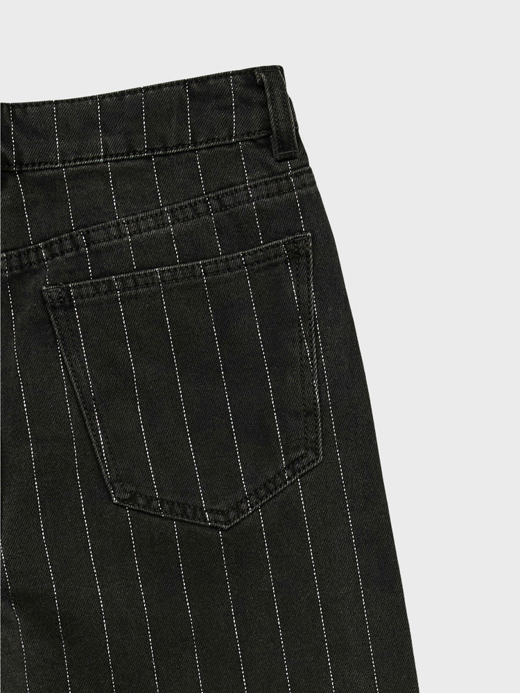 Γυναικείο παντελόνι τζιν ρίγες VMKATHY HR WIDE LUREX DNM JEANS 10336707 | 10336707