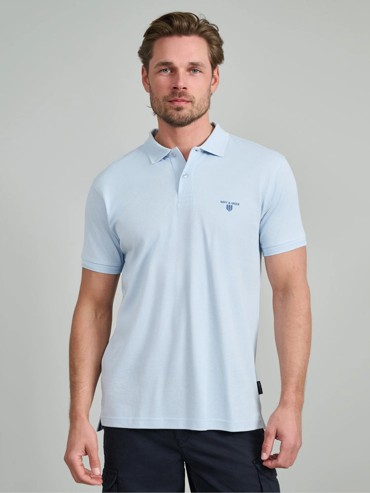Ανδρικό polo sky blue 24EY.007/PL/YL.1 | 24EY.007/PL/YL.1