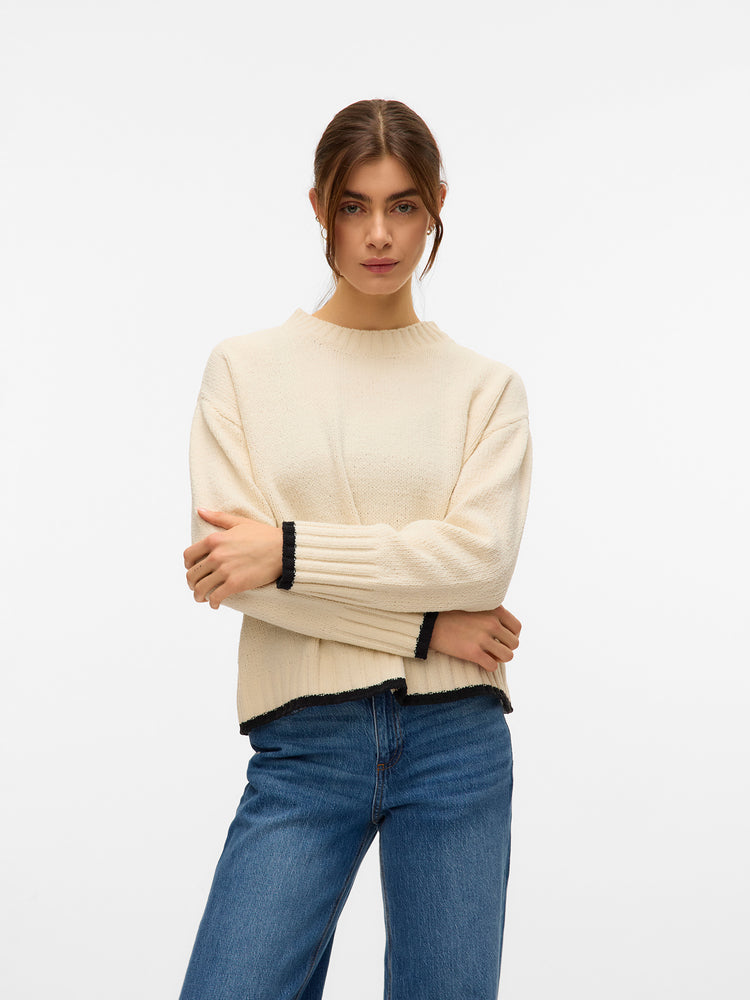 Γυναικεία μπλούζα πλεκτή VMSHADOW LS O-NECK PULLOVER 10331544 | 10331544