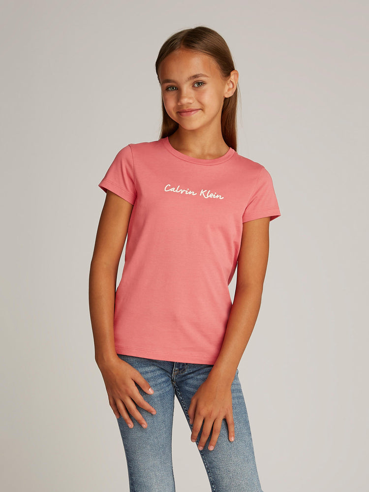 Παιδική μπλούζα μακό SCRIPT LOGO SLIM SS T-SHIRT IG0IG02857XIX | IG0IG02857XIX