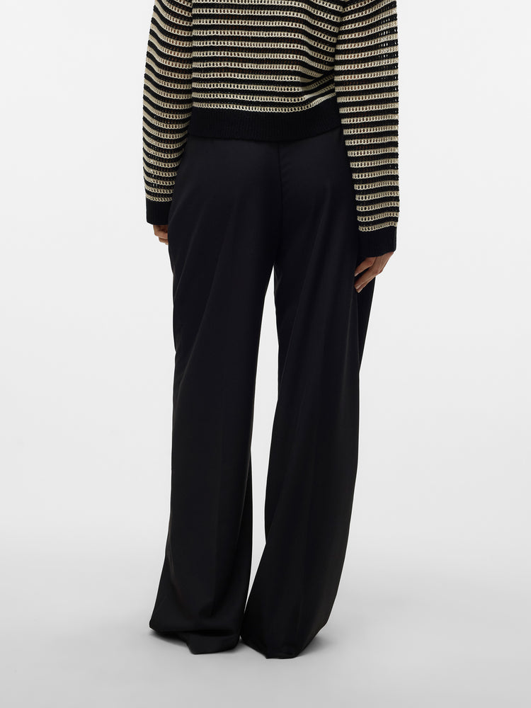 Γυναικείο παντελόνι VMHAILEY HW WIDE PLEAT PANT NOOS 10323772 | 10323772
