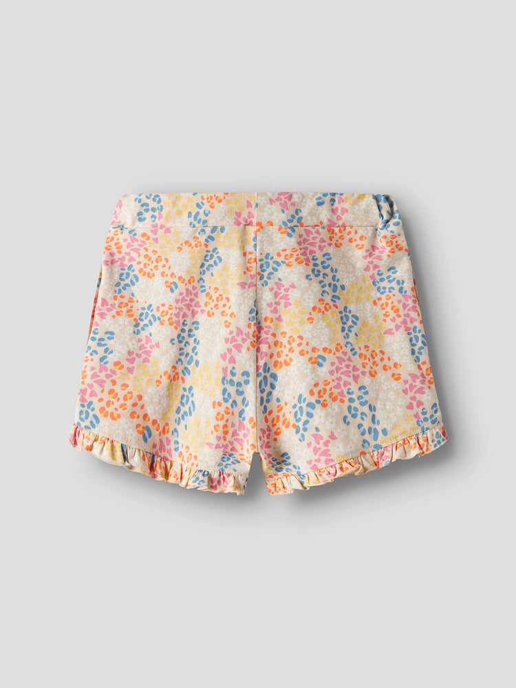 Εφηβικό σορτς φλοράλ NKFJOANE SHORTS 13238038  | 13238038