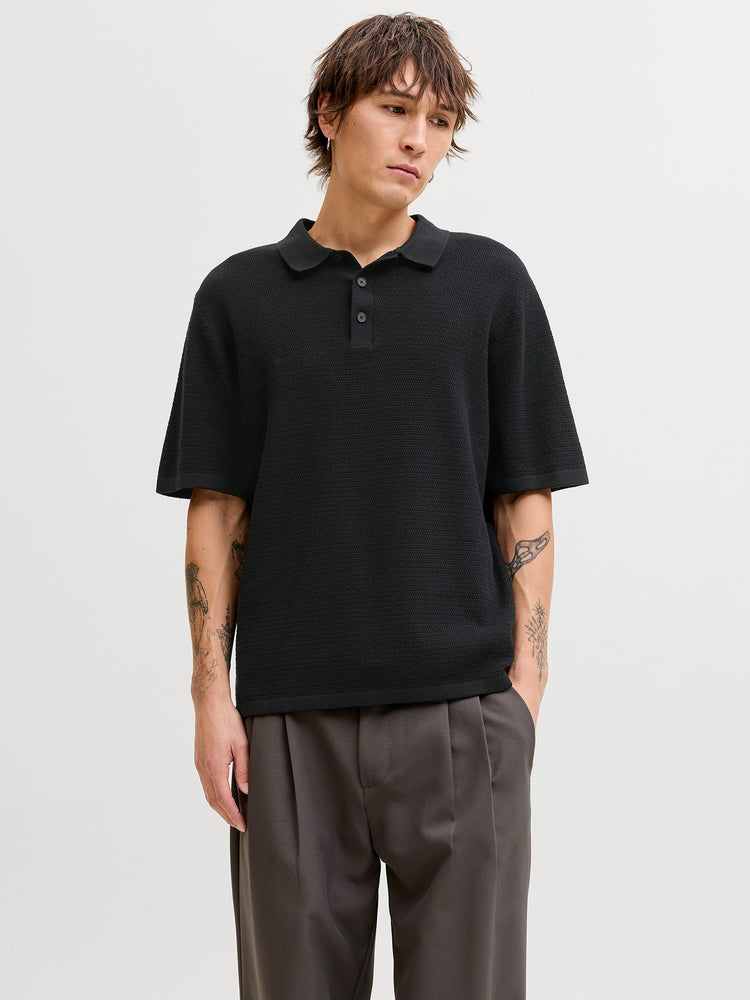 Ανδρικό polo πλεκτό JJEGEORGE KNIT POLO SS SN 12268281 | 12268281