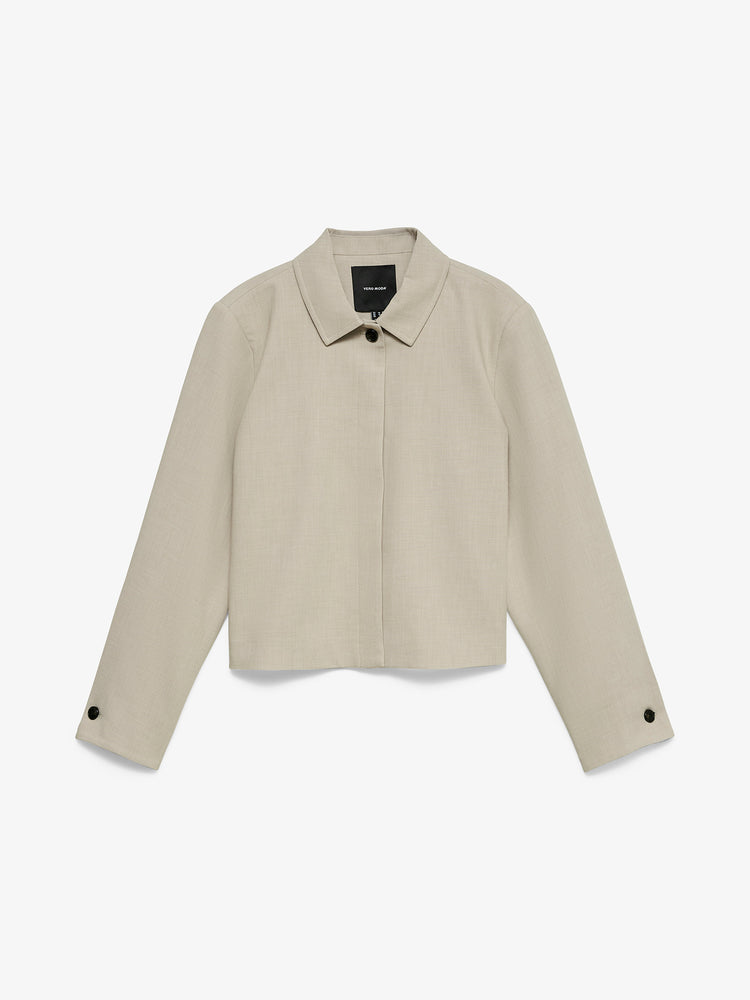 Γυναικείο τζάκετ VMMICHELL LS BUTTON DETAIL SHACKET 10350737 | 10350737