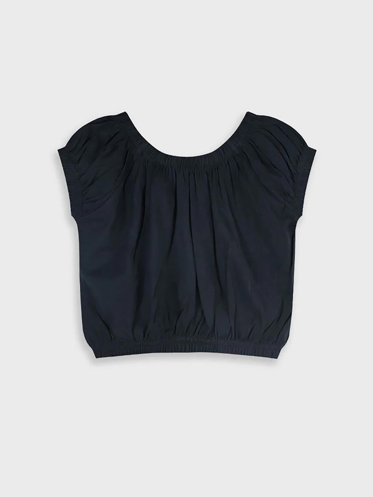 Εφηβική μπλούζα crop 16-225236-5 | 16-225236-5