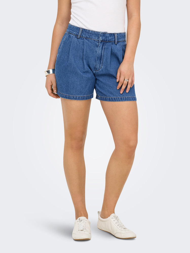 Γυναικείο σορτς τζιν ONLLUKA MW CHINO DNM SHORTS 15372369 | 15372369
