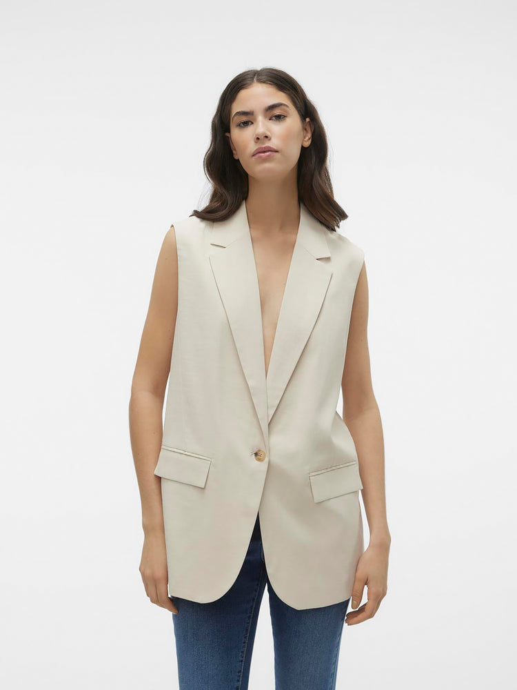 Γυναικείο γιλέκο VMCARMEN SL LOOSE LONG VEST 10309847 | 10309847