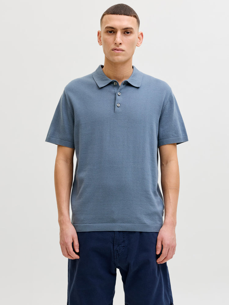 Ανδρικό polo πλεκτό JJWILL KNIT POLO SS 12288552 | 12288552