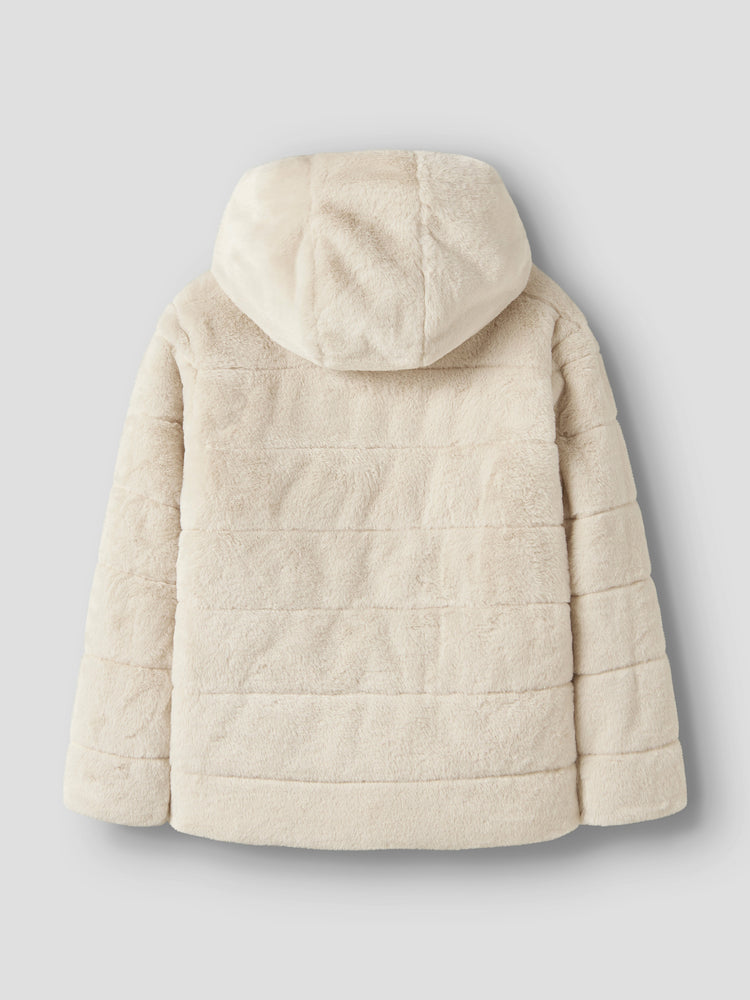 Εφηβικό μπουφάν γούνινο NKFMILA JACKET W HOOD 13241680 | 13241680