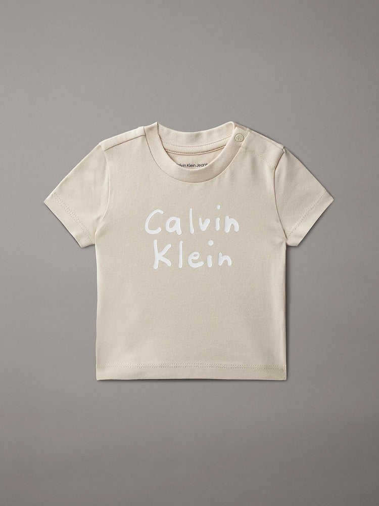 Βρεφική μπλούζα μακό CK LOGO SS T-SHIRT LVCKSJA52BPDV | LVCKSJA52BPDV