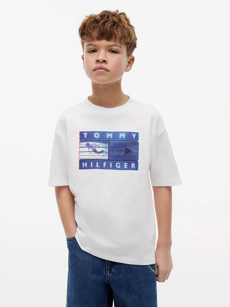 Παιδική μπλούζα SEASONAL GRAPHIC T-SHIRT SS KB0KB10518YBR | KB0KB10518YBR