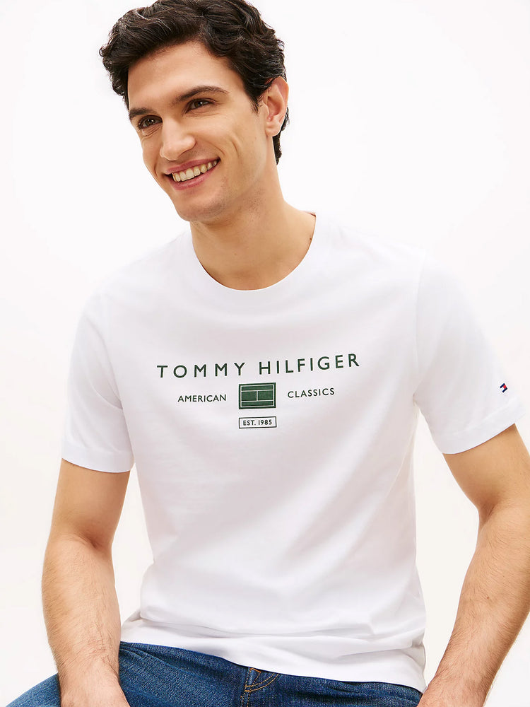 Ανδρικό t-shirt BRAND LOVE MONO STACK TEE MW0MW42365YBR | MW0MW42365YBR