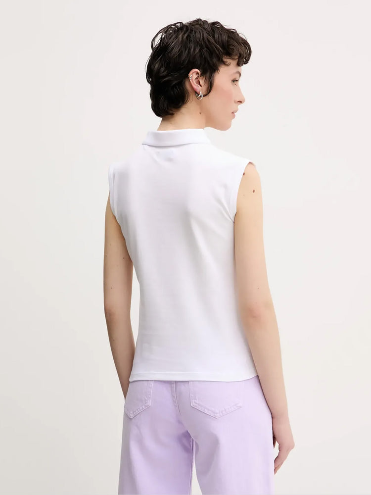 Γυναικεία polo μπλούζα sleeveless collar slim W5GP24KCYR1G011 | W5GP24KCYR1G011