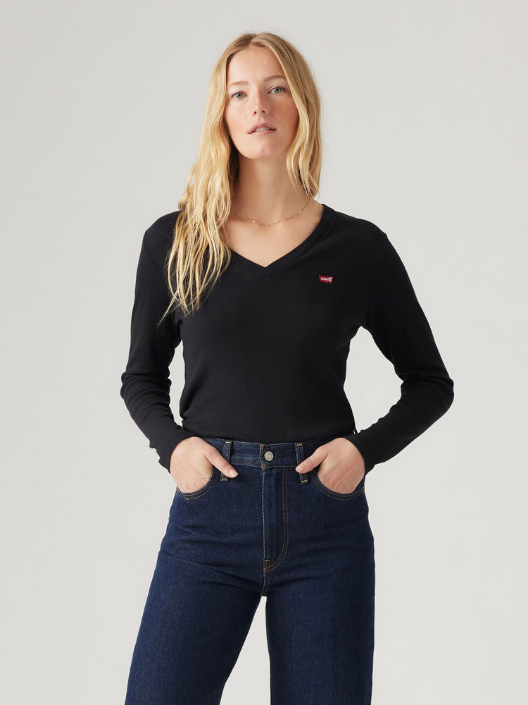 Γυναικεία μπλούζα μακό Essential Housemark Long-sleeve Tee - Black A93300000 | A93300000