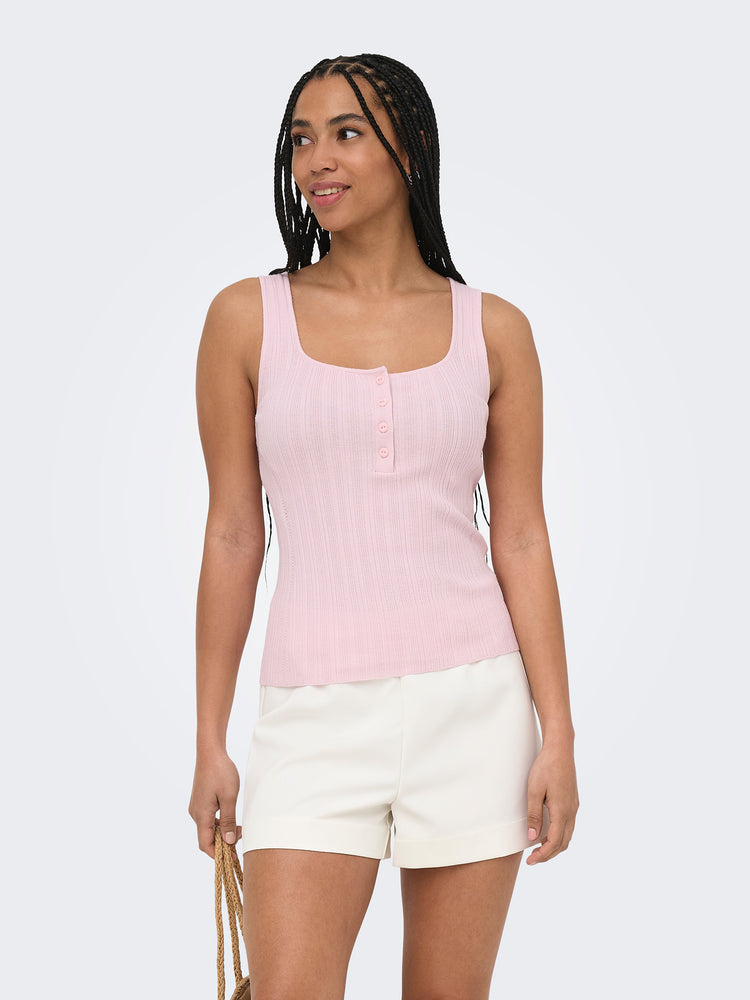 Γυναικείο top πλεκτό ONLBREE SL SQUARE NECK TANK TOP 15373256 | 15373256