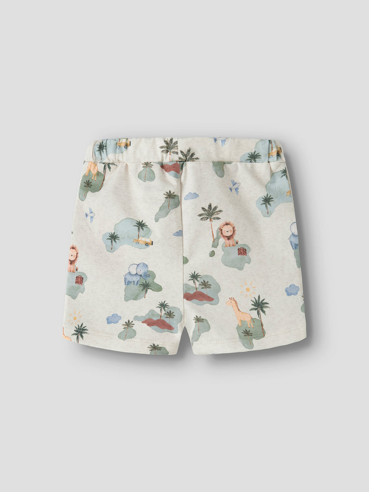 Βρεφική βερμούδα μελανζέ NBMHELLO SHORTS 13255900 | 13255900